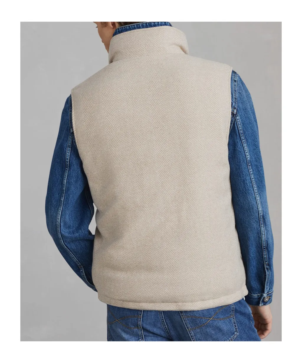Herringbone Down Gilet