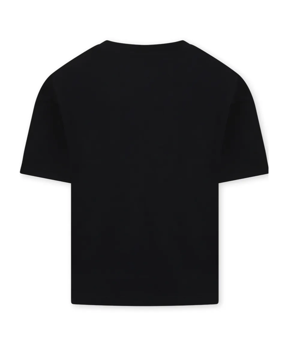 Msgm Kids Logo-Printed Round Neck T-Shirt