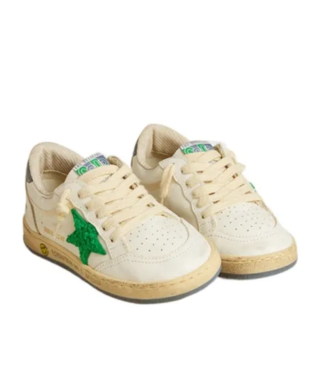 Golden Goose Kids Star Detailed Lace-Up Sneakers