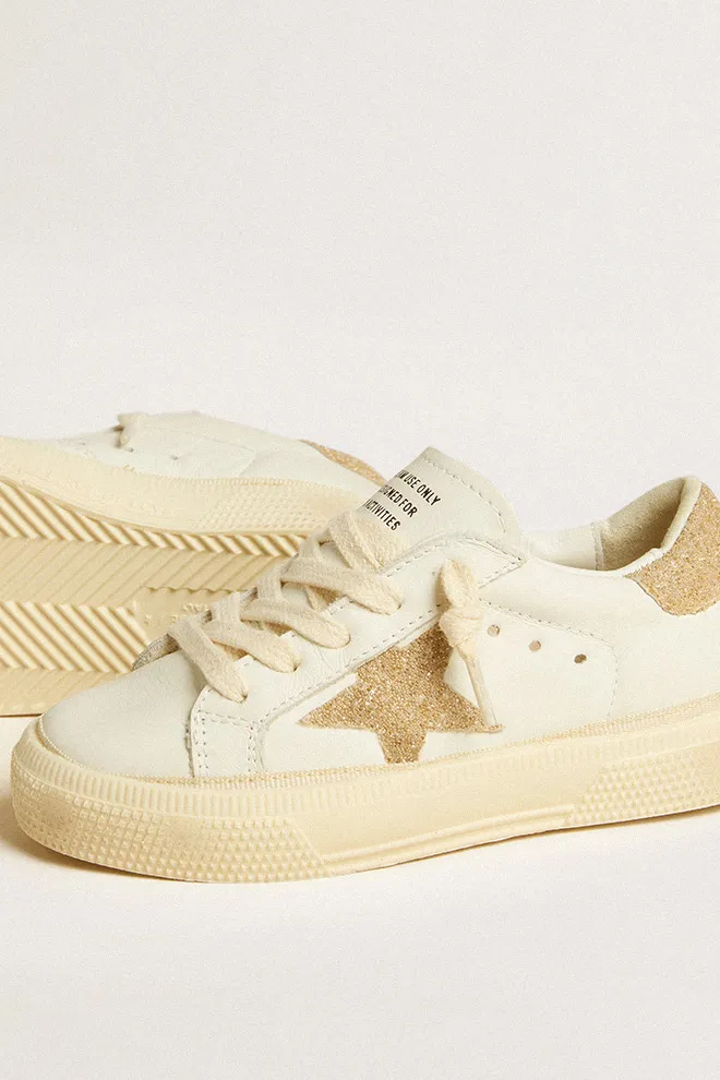 Golden Goose Kids May Low Sneakers