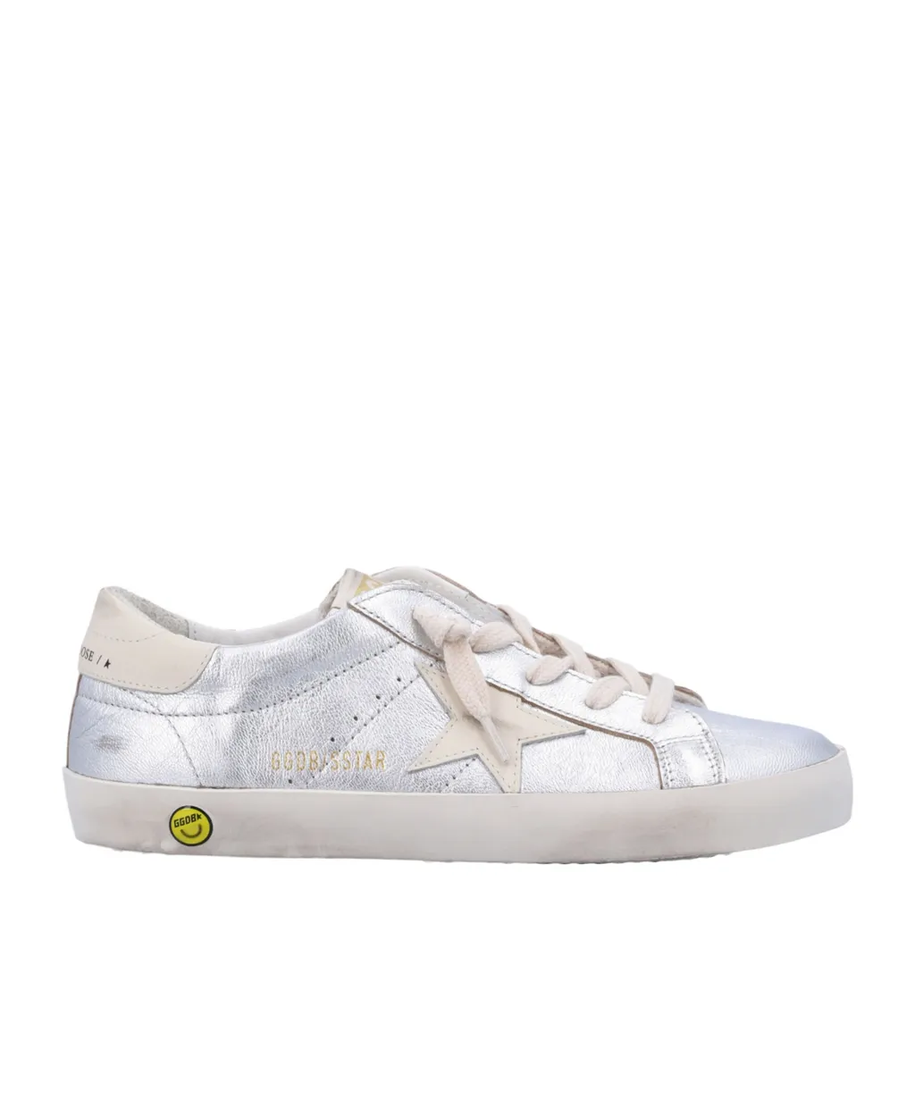 Golden Goose Kids Superstar Lace-Up Sneakers