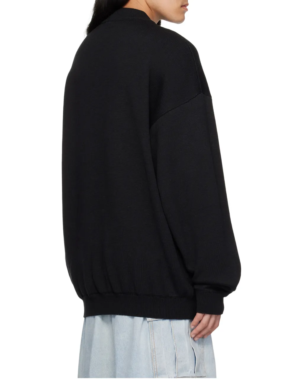 Slogan-Intarsia Sweater