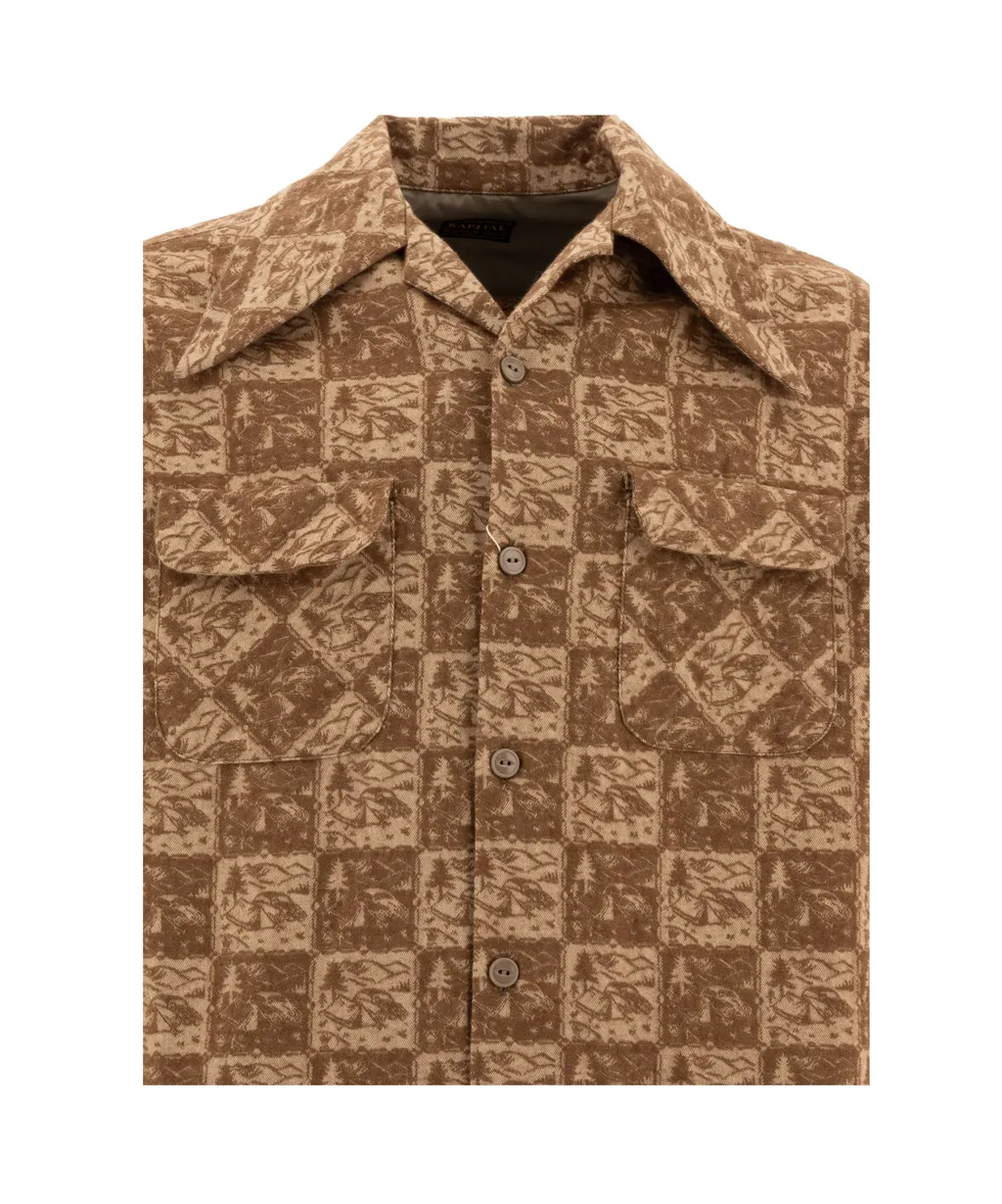 Checkerboard-Pattern Jacket