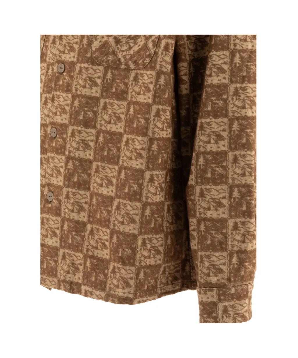 Checkerboard-Pattern Jacket