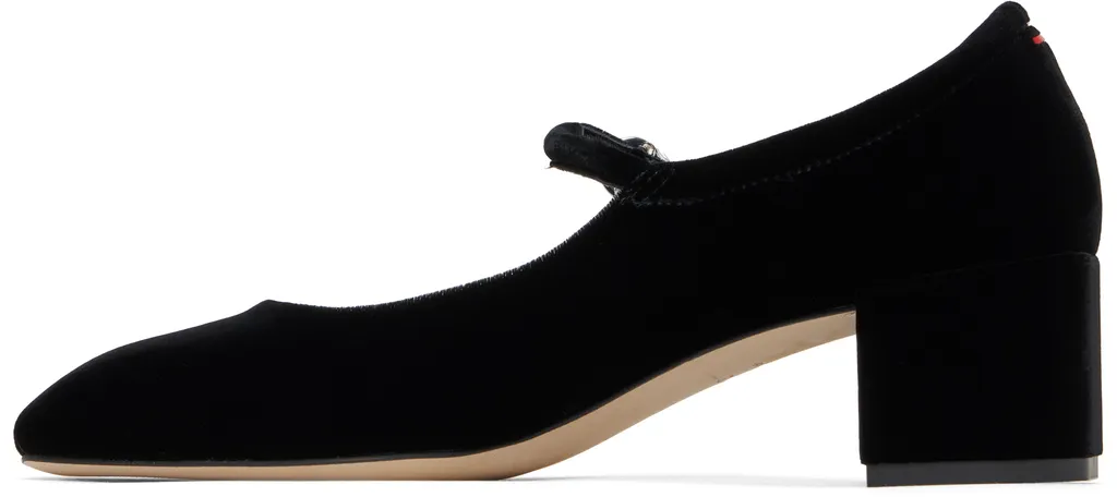 Aline Velvet Mary Jane Pumps