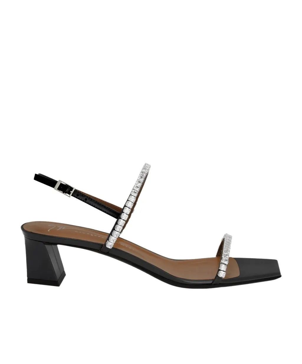 Giuseppe Zanotti Valentiine Rhinestone Sandals