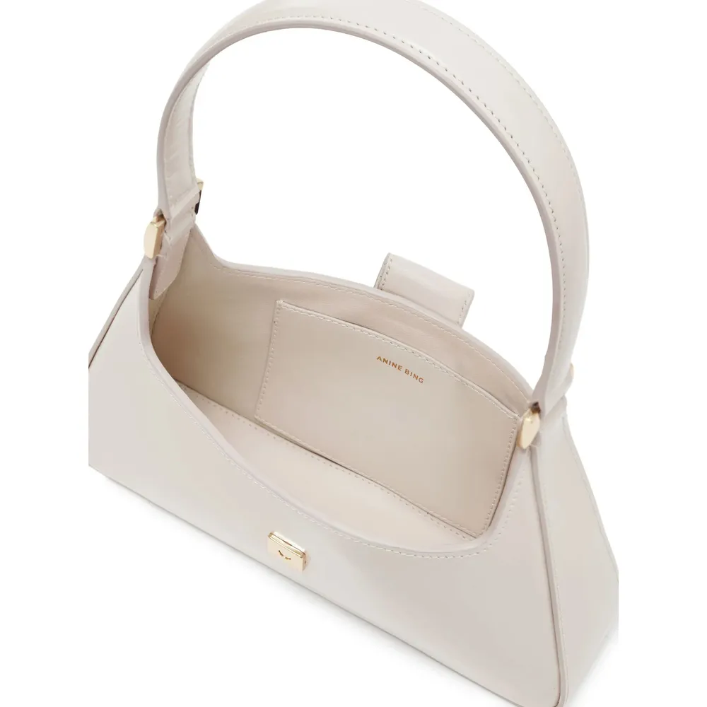 Anine Bing Lou Logo Plaque Shoulder Bag