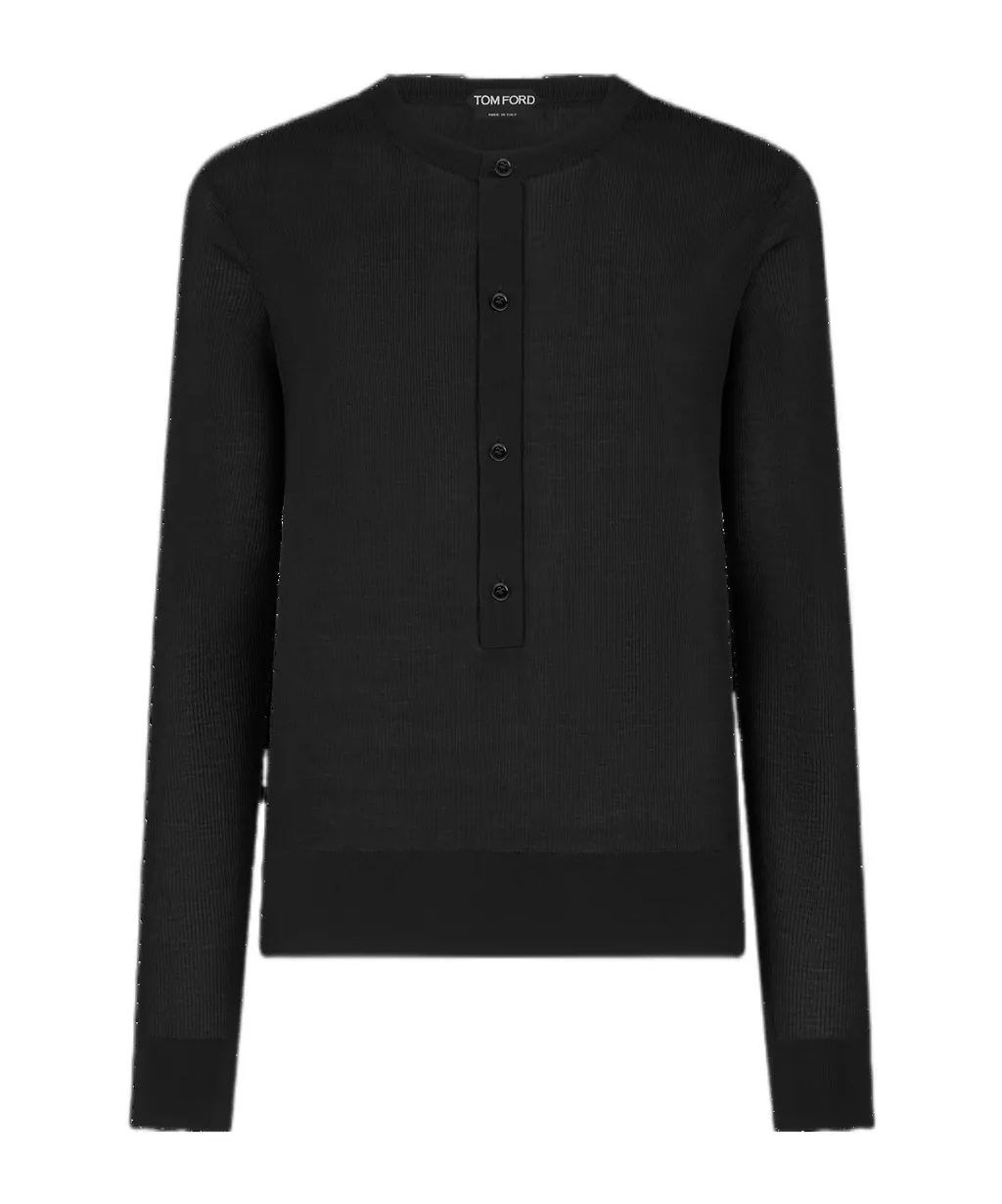 Four-Button Henley
