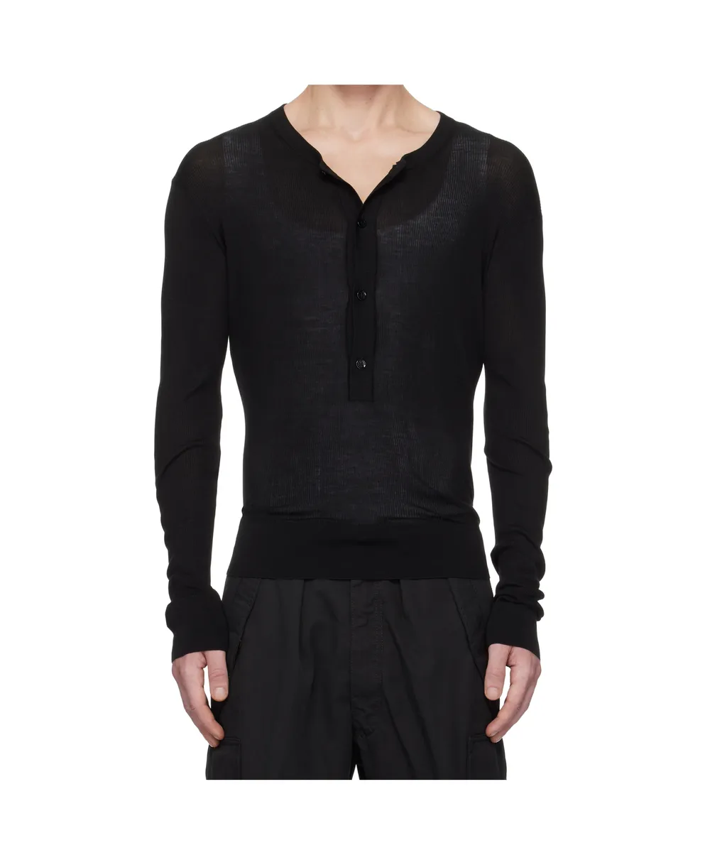 Four-Button Henley