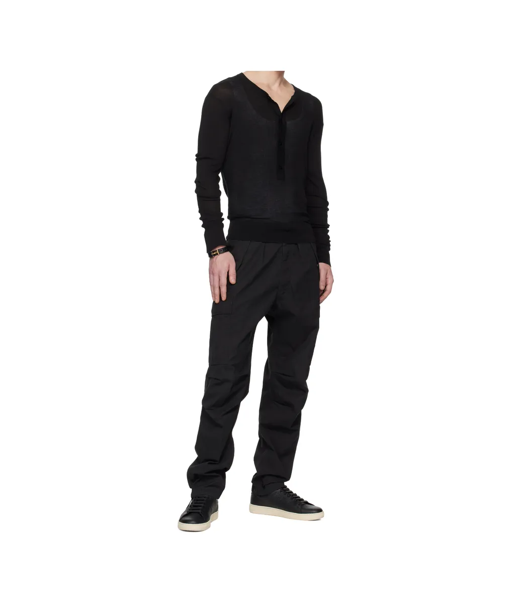 Four-Button Henley