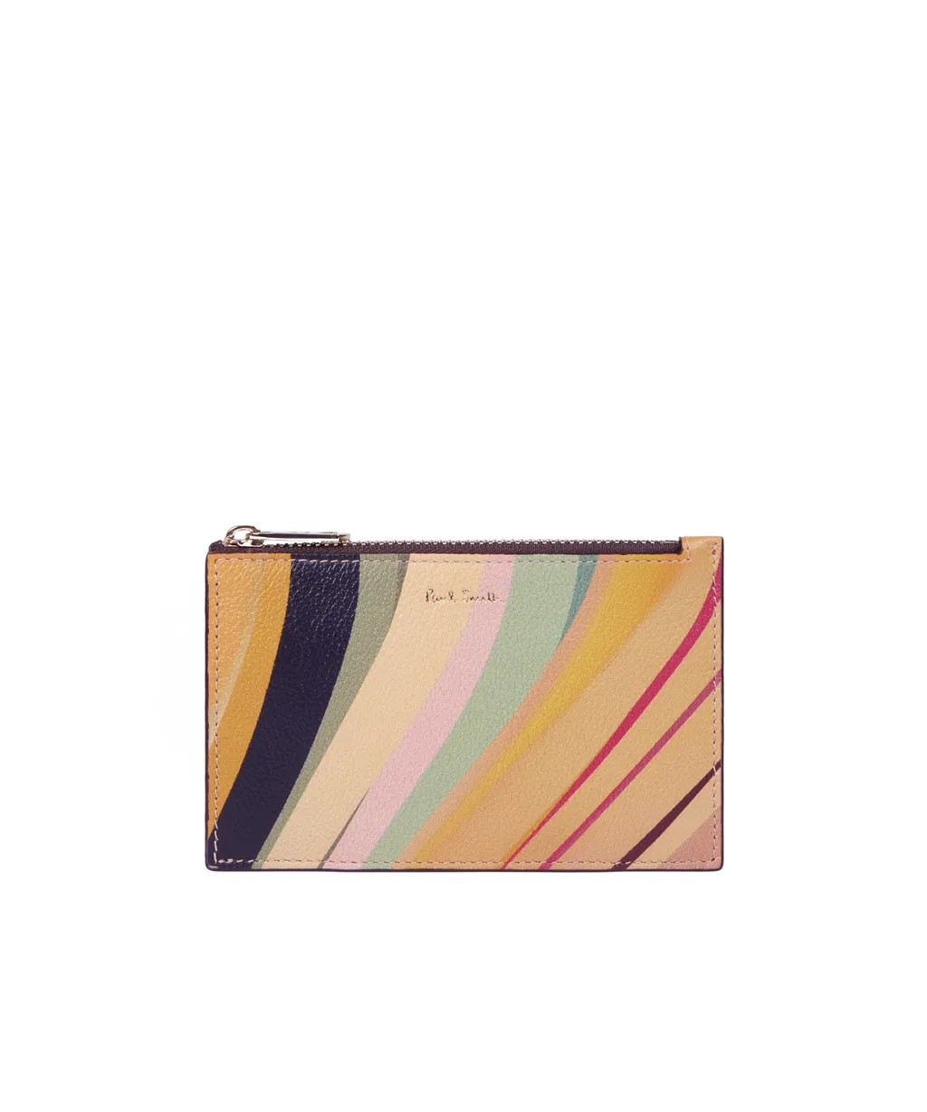 Paul Smith Dusky Swirl Small Zip-Fastening Purse
