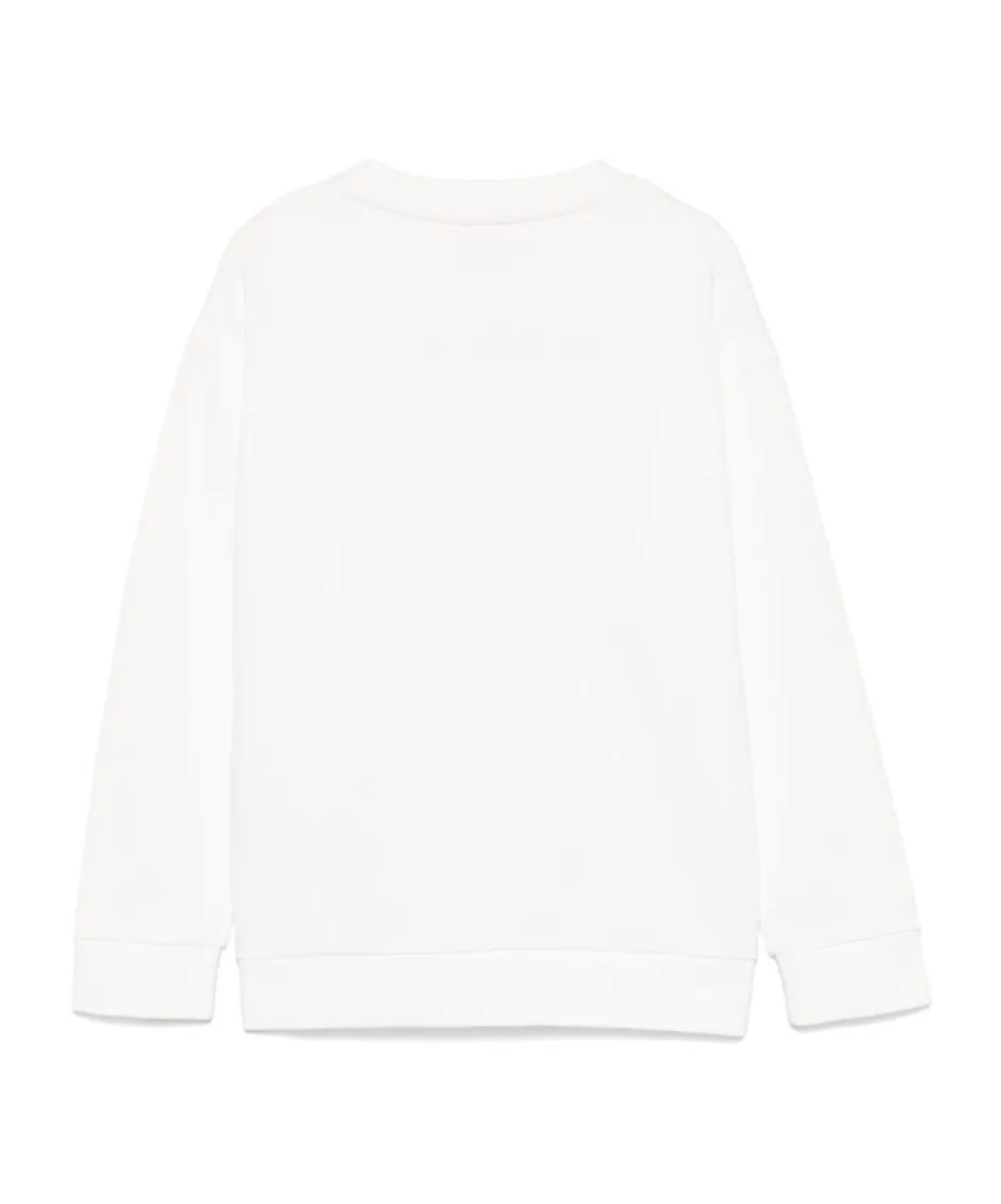 Fendi Kids Logo Embroidered Sweatshirt
