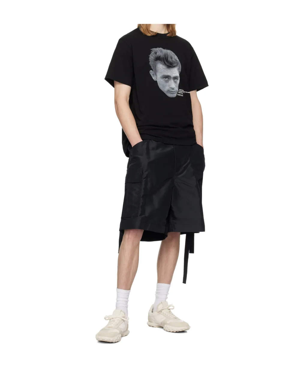 Sacai James Dean Graphic Printed Crewneck T-Shirt