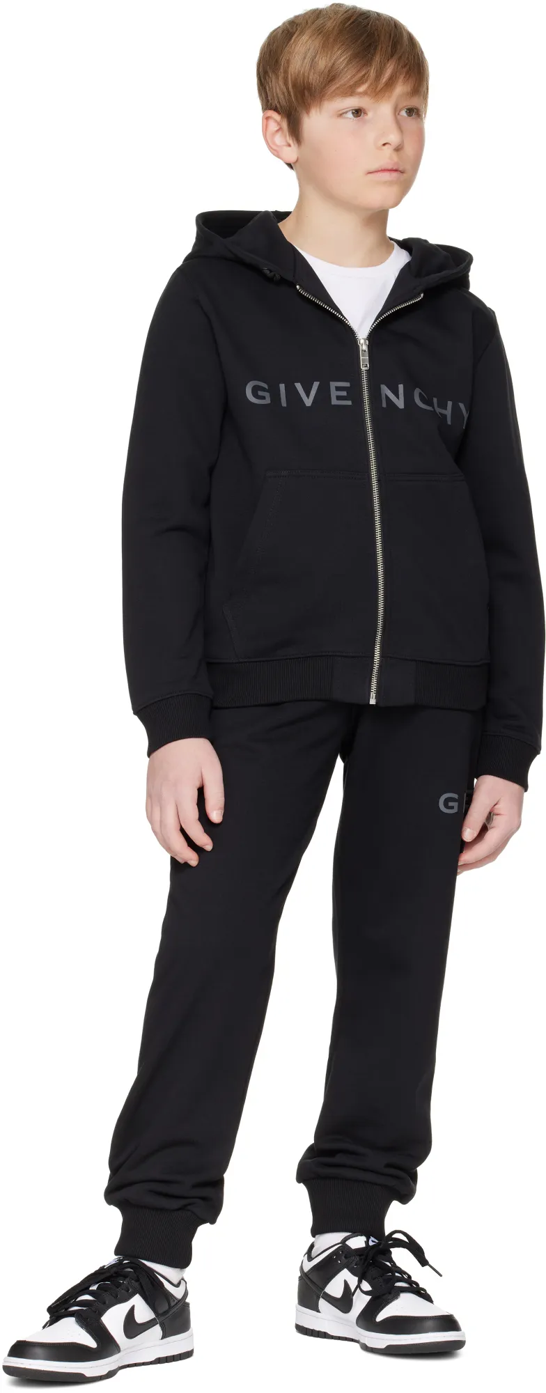 Givenchy Kids Elastic Waist Logo Pants