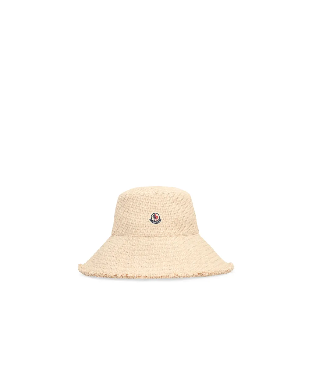 Moncler Logo Patch Woven Hat