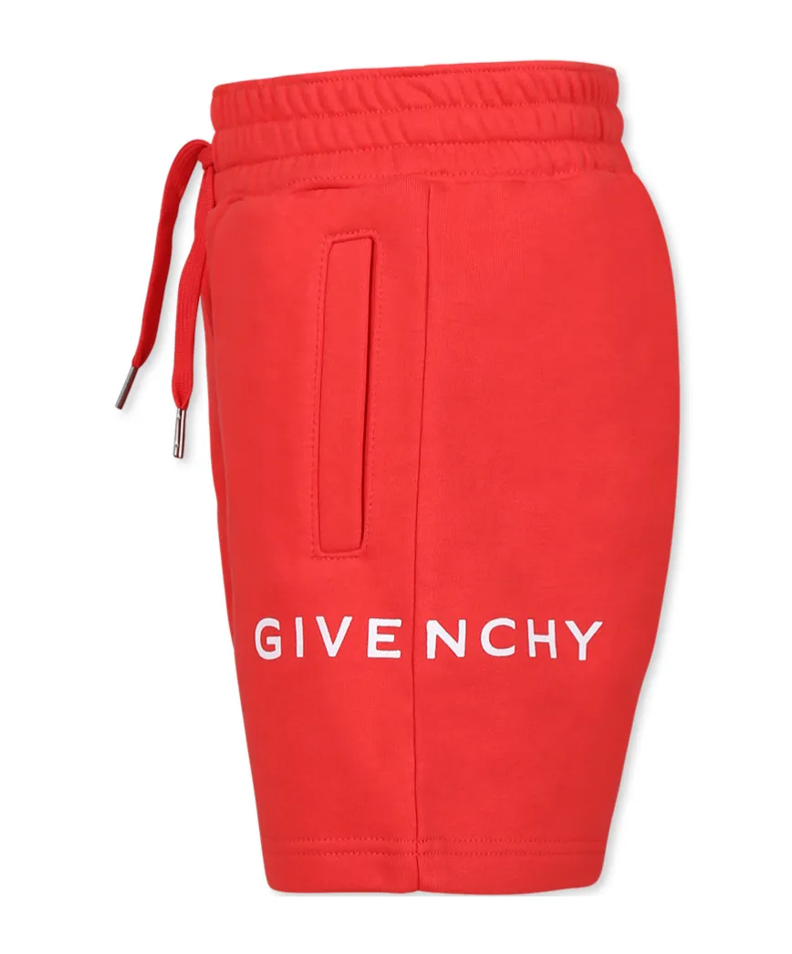 Givenchy Kids Logo Lettering Shorts