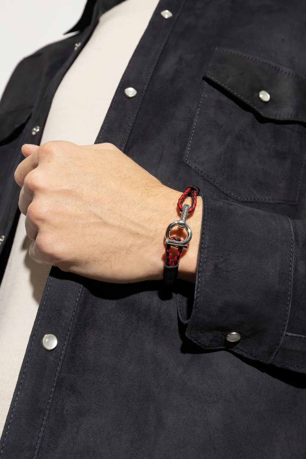 Ferragamo Logo Plaque Bracelet