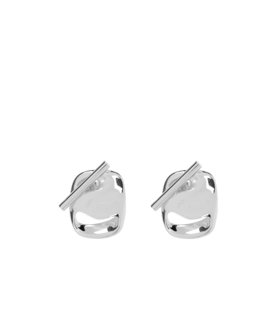 Earrings Engraved With Logos