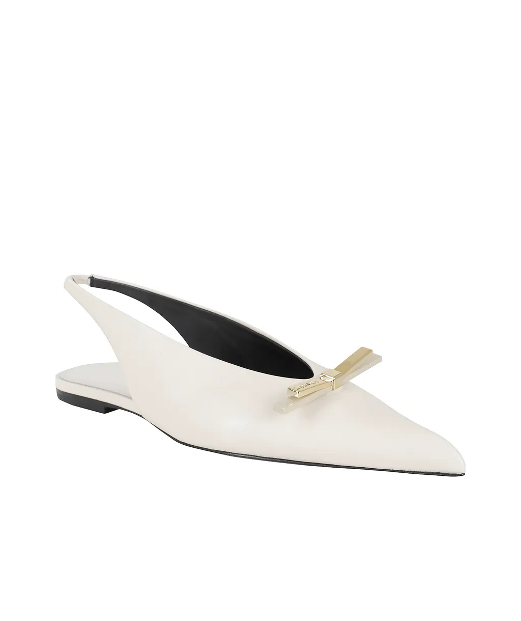 Half-Heeled Flat Sandals