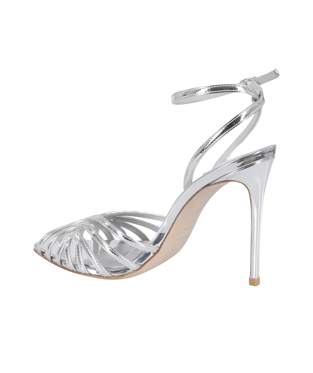Pointed High-Heeled Sandals