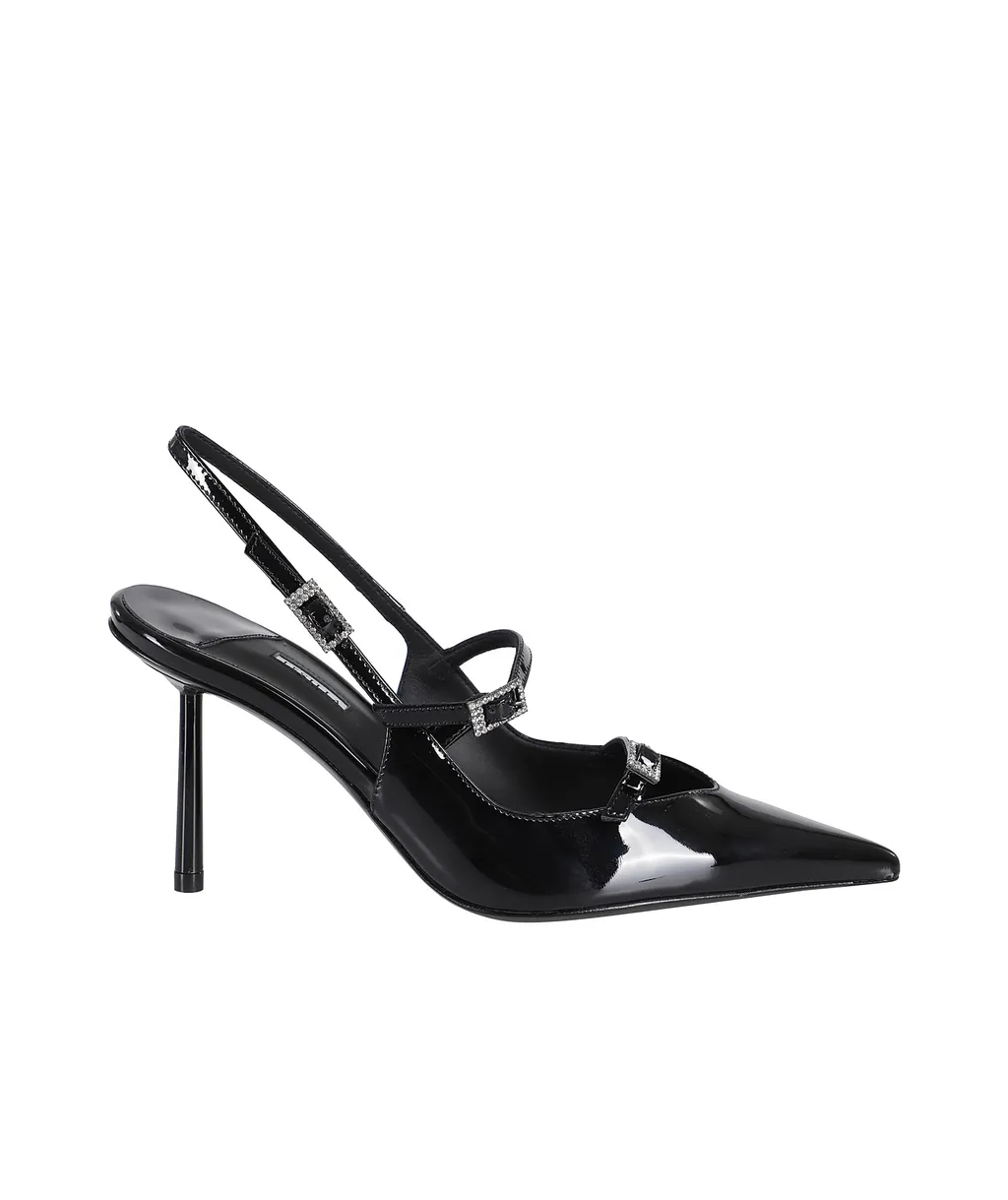 Pointed High-Heeled Sandals