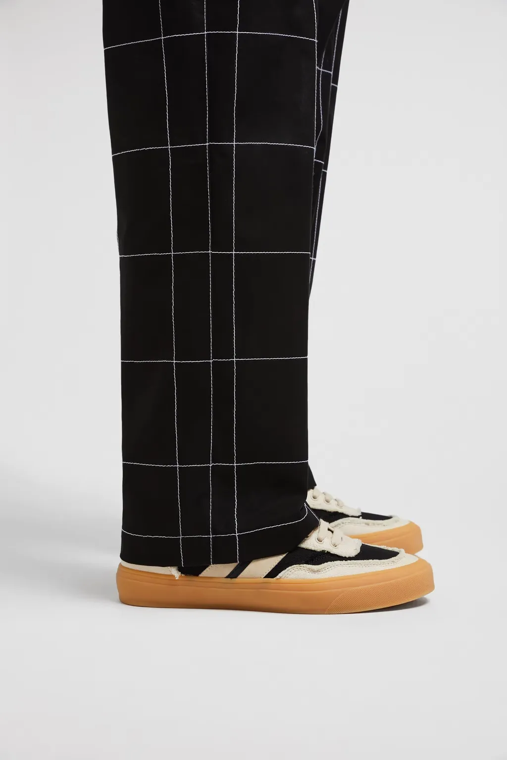 Moncler X Palm Angels Monaco2 Canvas & Suede Sneakers