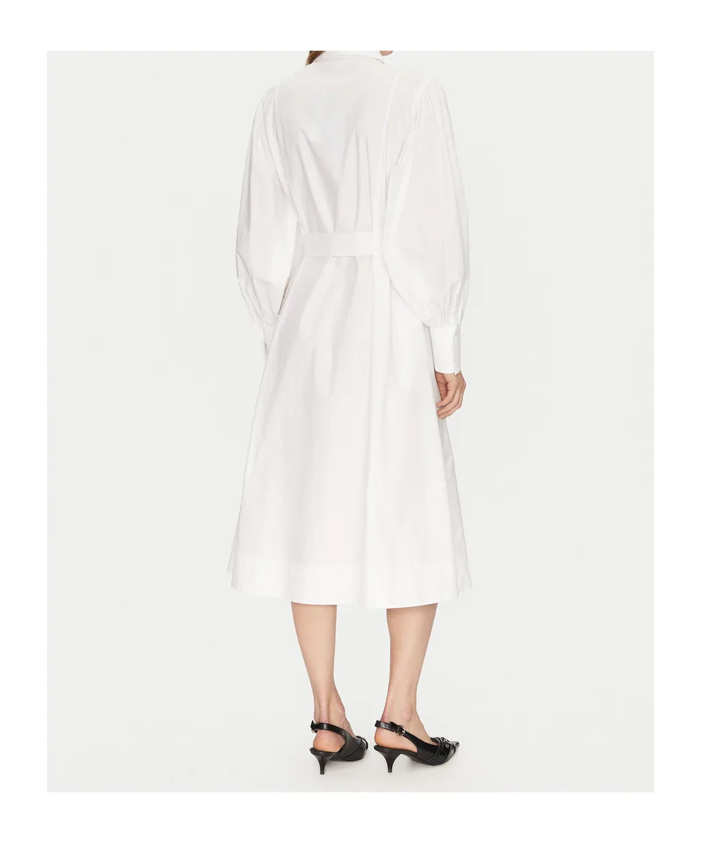 Poplin Midi Dress