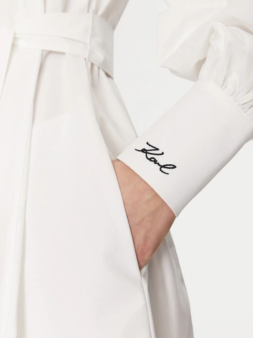 Poplin Midi Dress