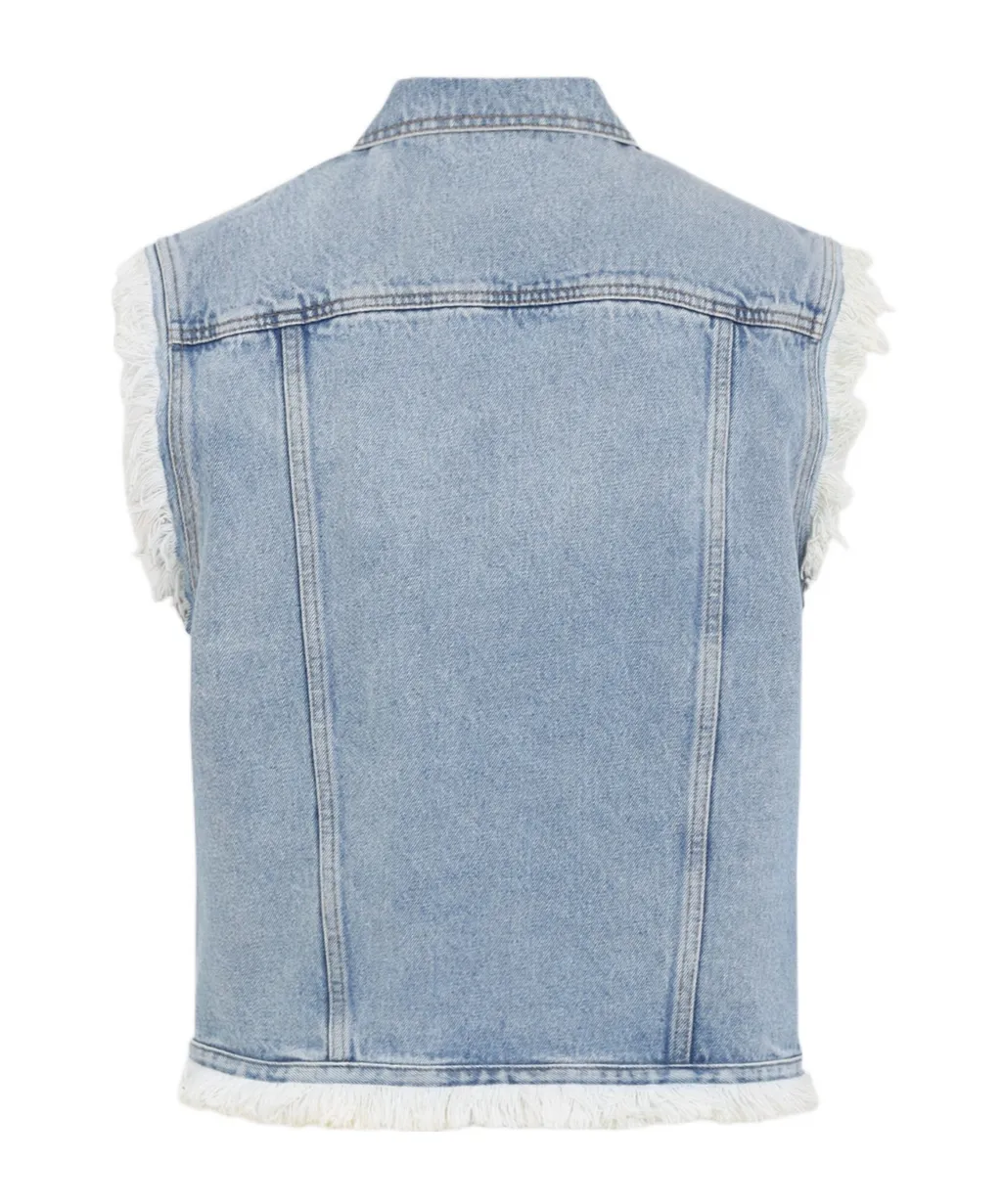 Lapel Sleeveless Vest