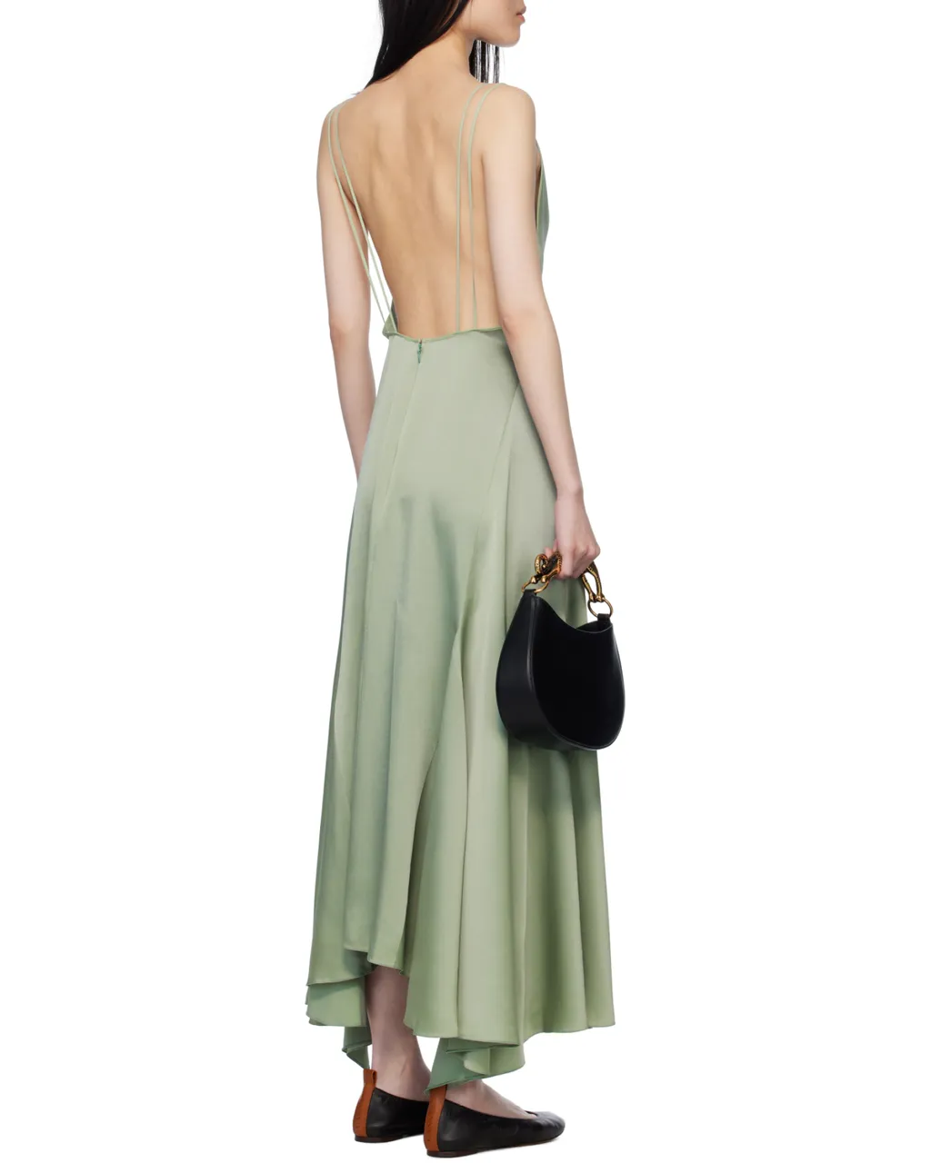 Open-Back Midi Dress
