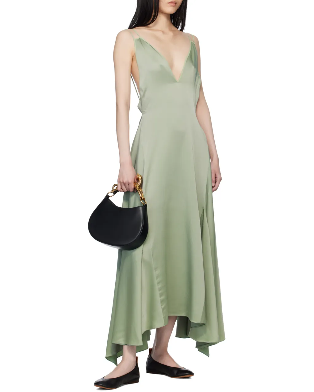 Open-Back Midi Dress