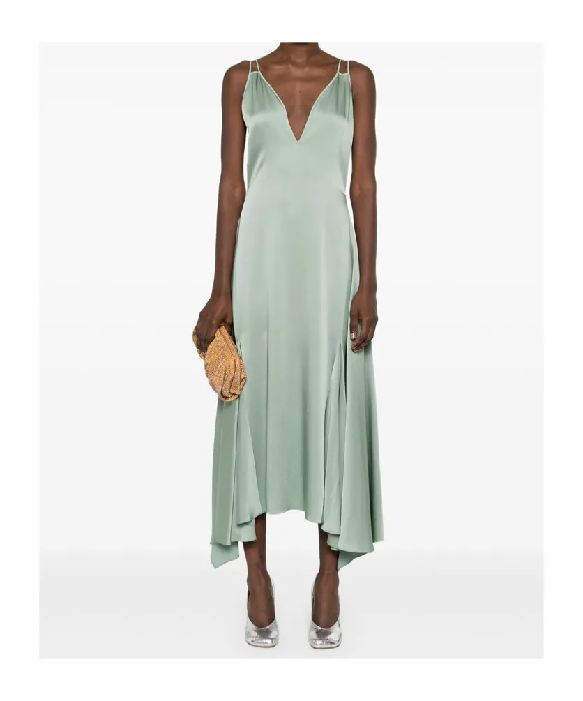 Open-Back Midi Dress