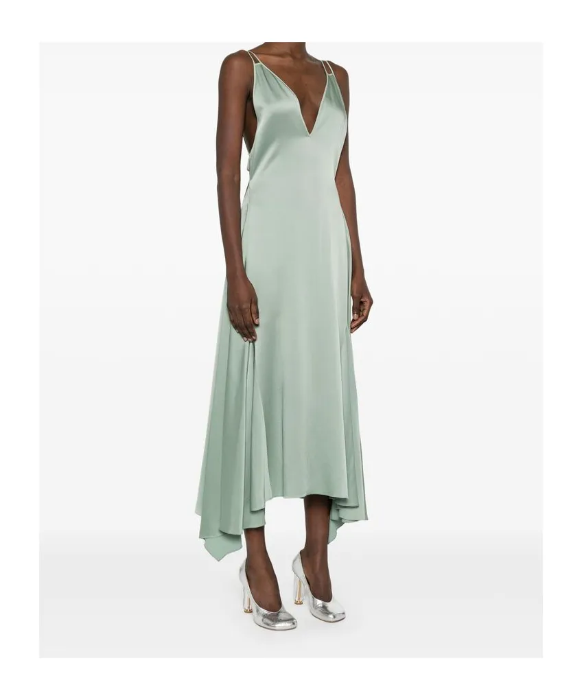 Open-Back Midi Dress