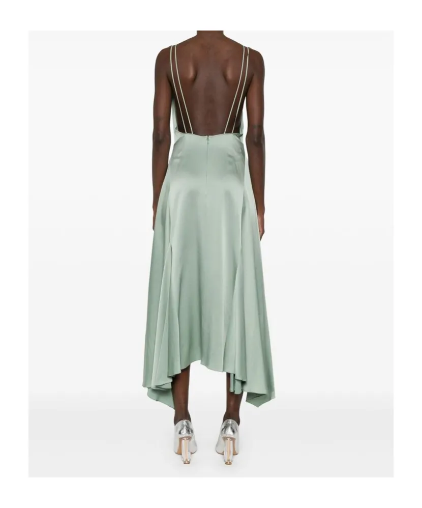 Open-Back Midi Dress