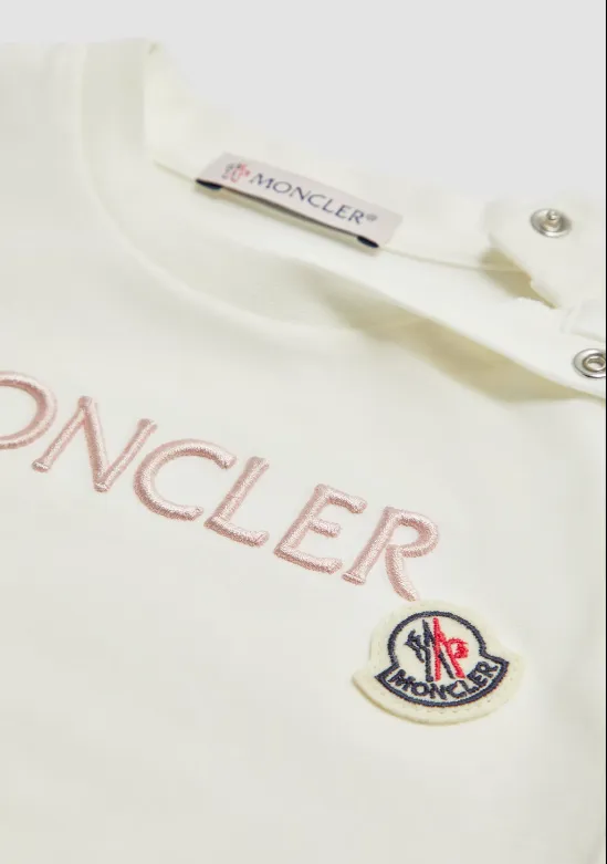 Embroidered Logo Cotton T-Shirt