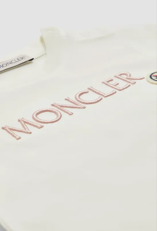 Embroidered Logo Cotton T-Shirt