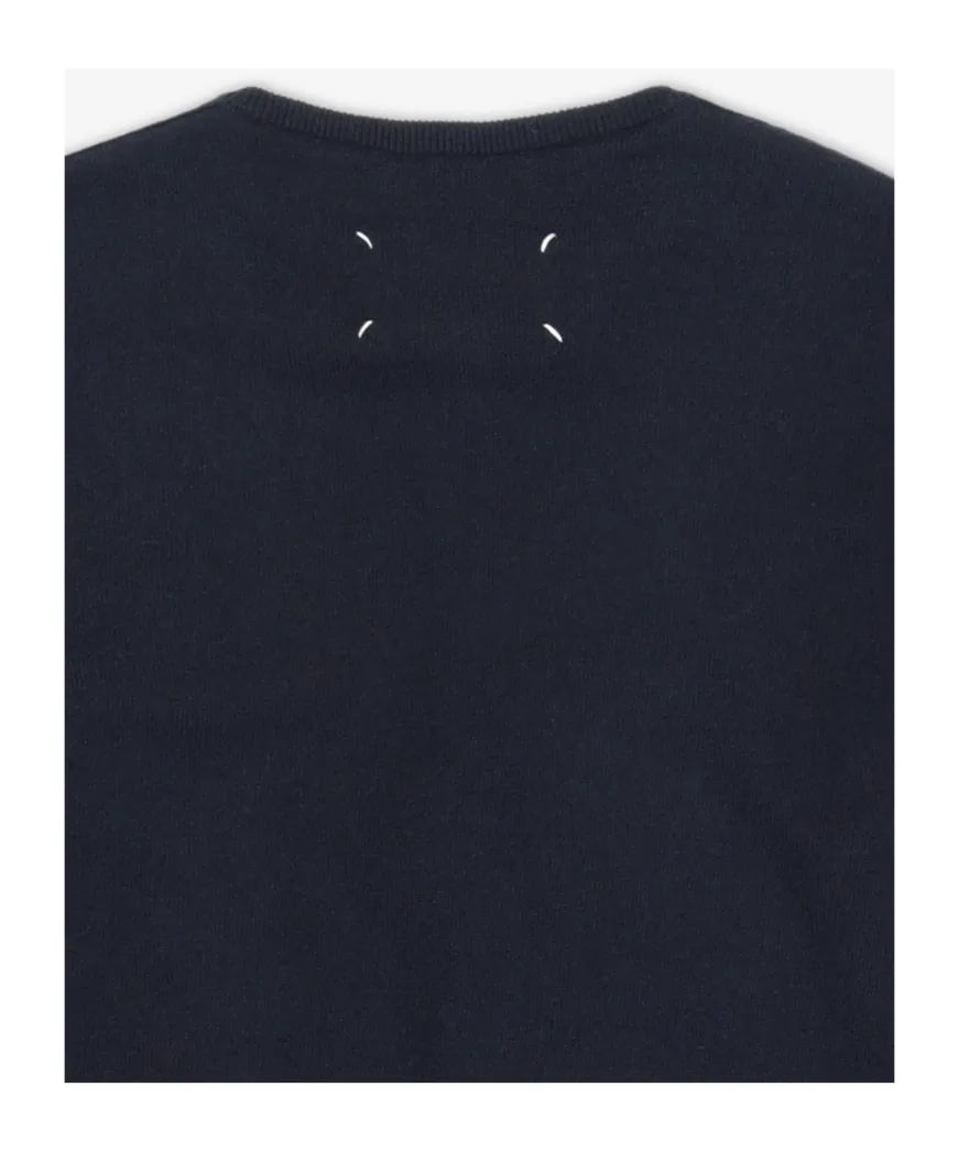 Maison Margiela Cropped Crewneck Cardigan