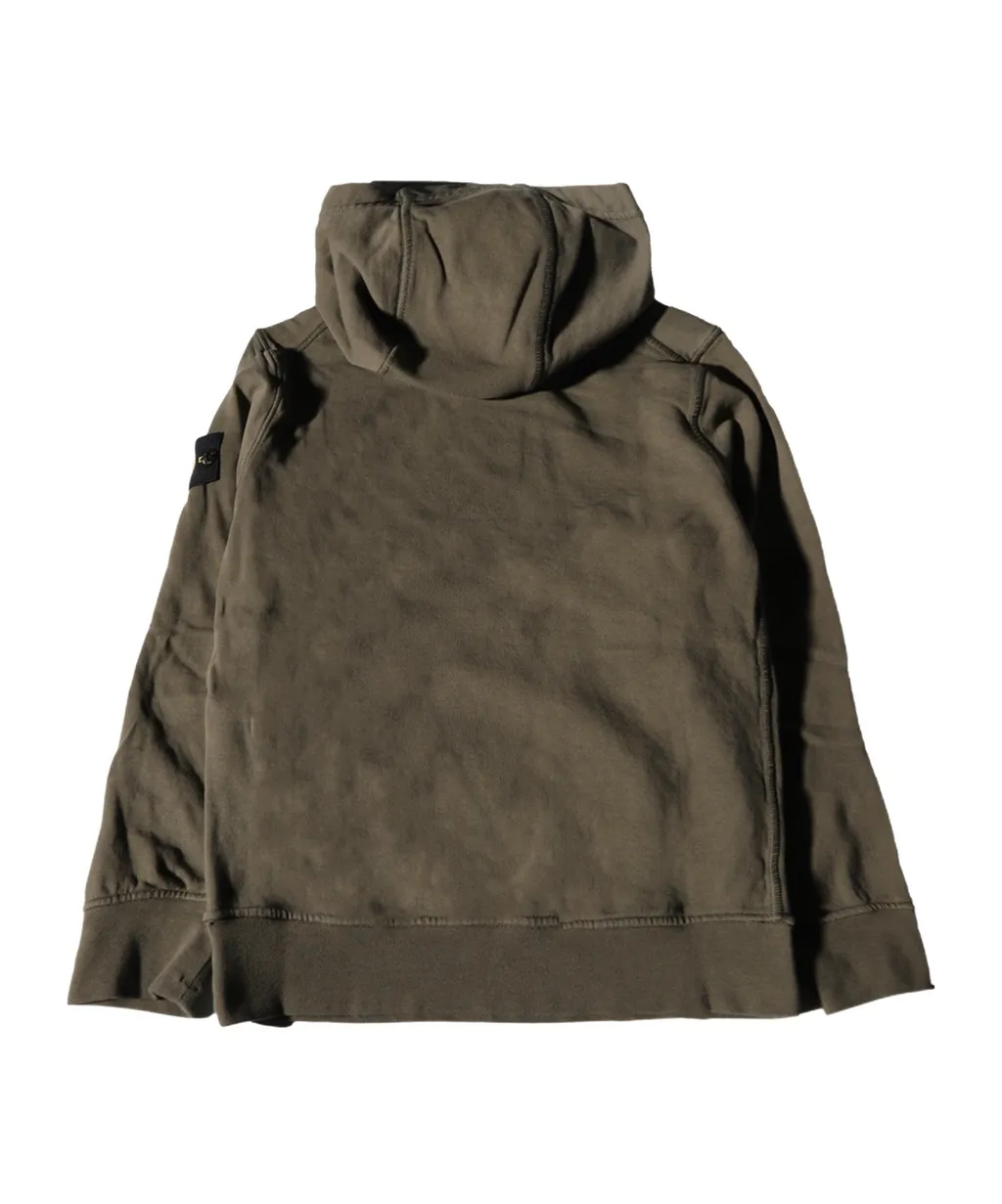 Stone Island Junior Long Sleeved Compass-Badge Hoodie