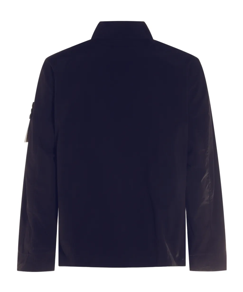 Stone Island Collared Logo Patch Jacket
