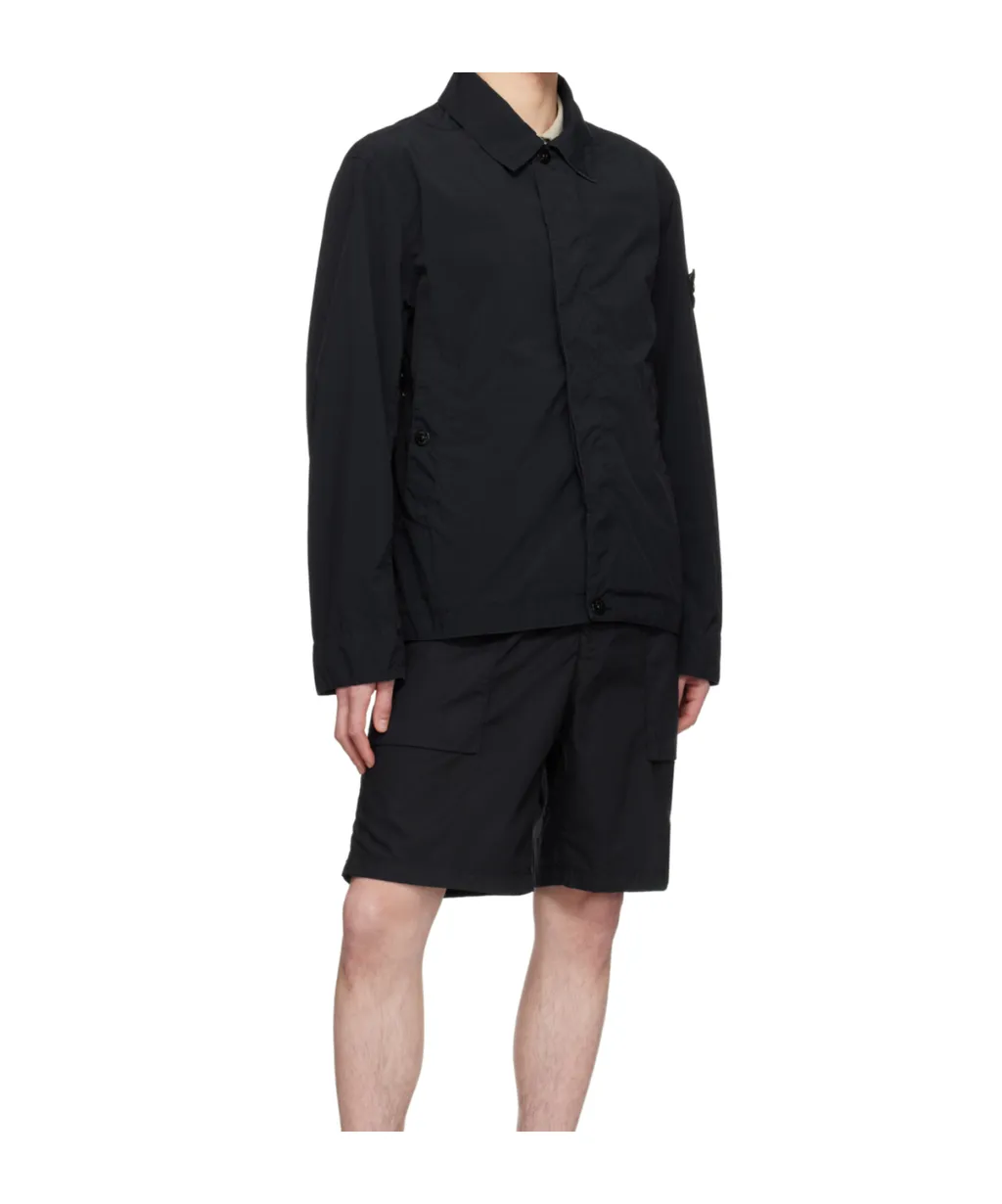 Stone Island Collared Logo Patch Jacket