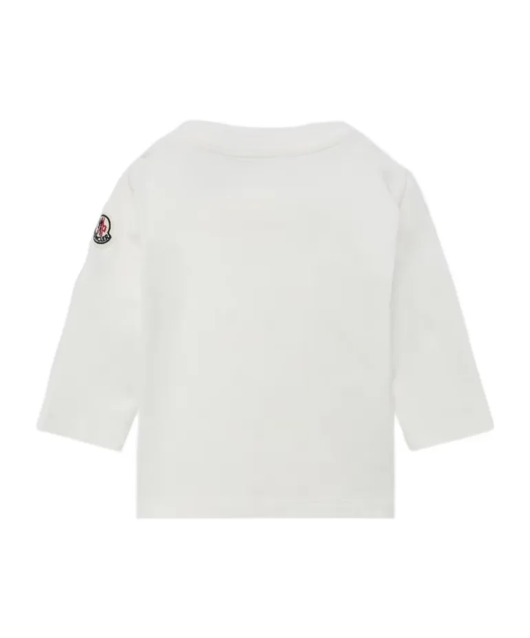 Moncler Enfant Logo Printed Crewneck T-Shirt