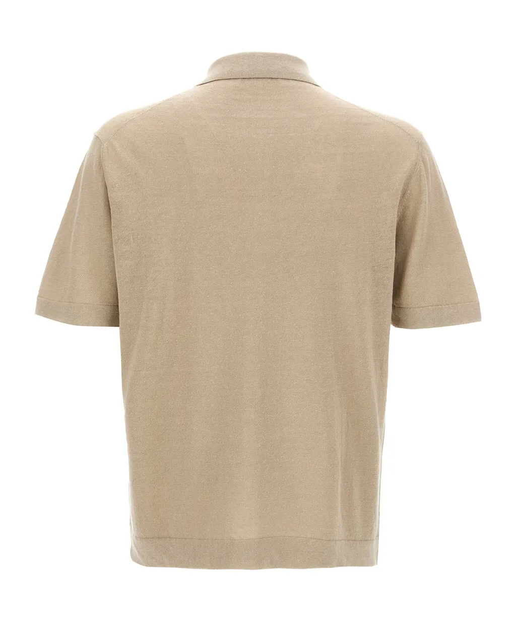 Zanone Lapel Short-Sleeved Shirt