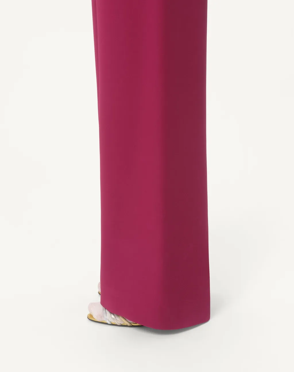 Valentino High Waist Straight Leg Trousers