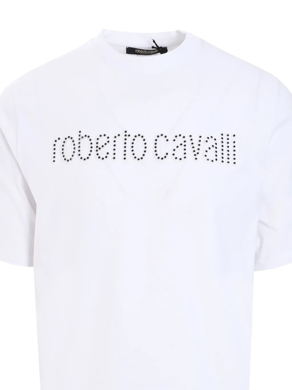 Roberto Cavalli Mini Stud Embellished T-Shirt