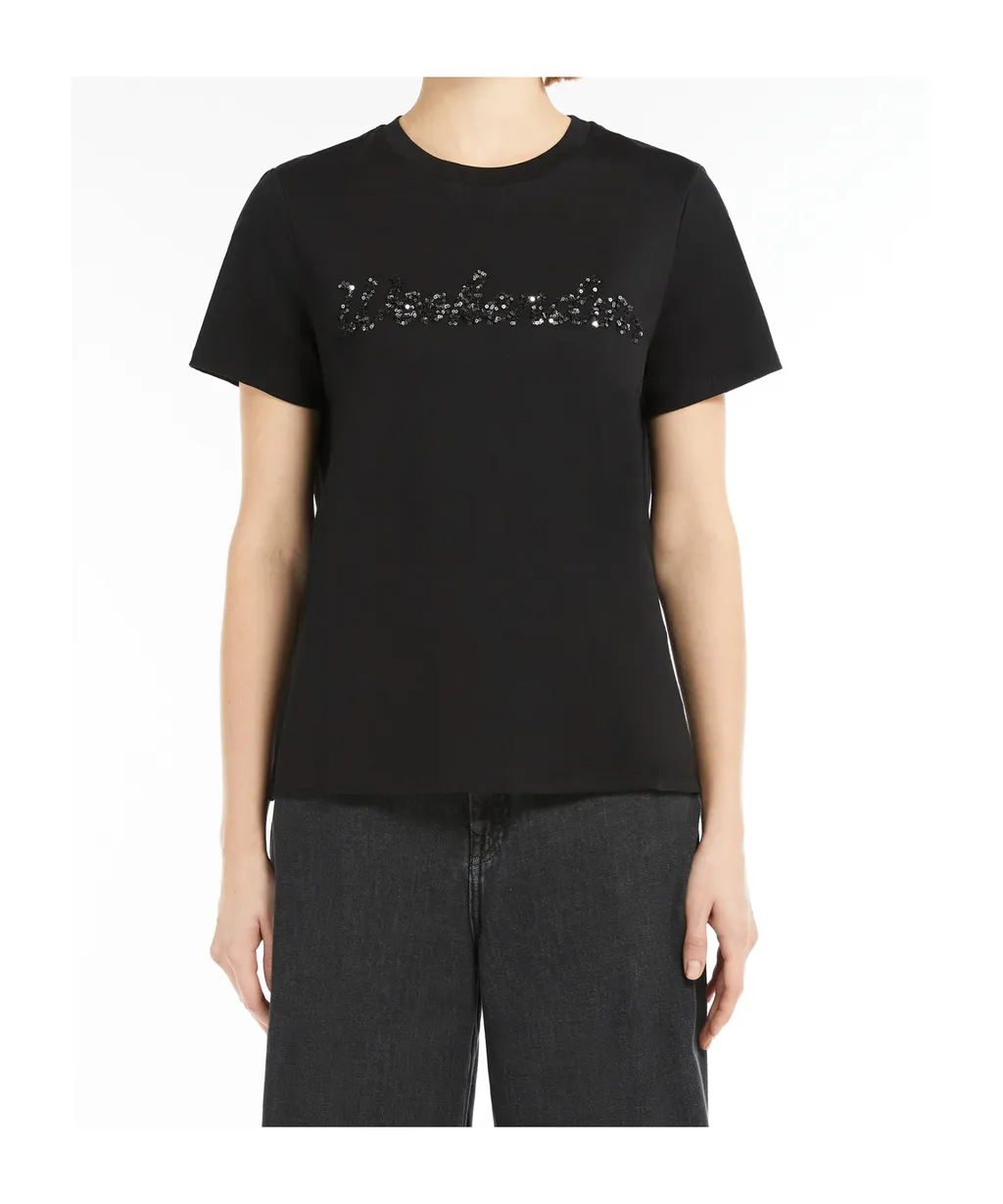 Weekend Max Mara Logo Embellished Crewneck T-Shirt