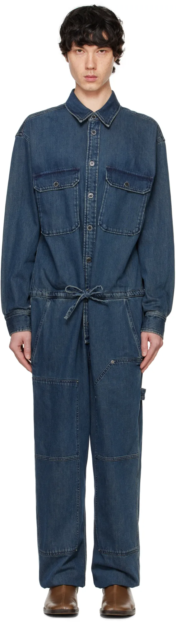 Isabel Marant Otilie Denim Jumpsuit