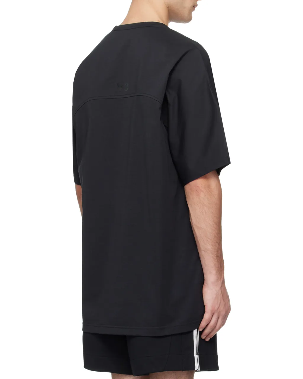 Y-3 Mesh Detailed Crewneck T-Shirt