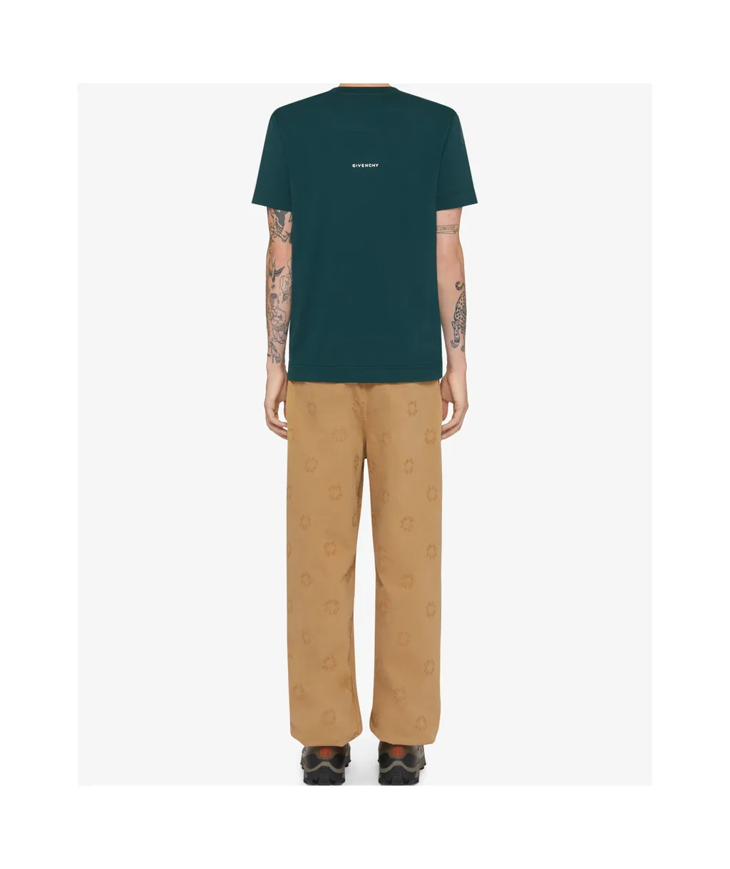Givenchy 4G Embroidered Crewneck T-Shirt