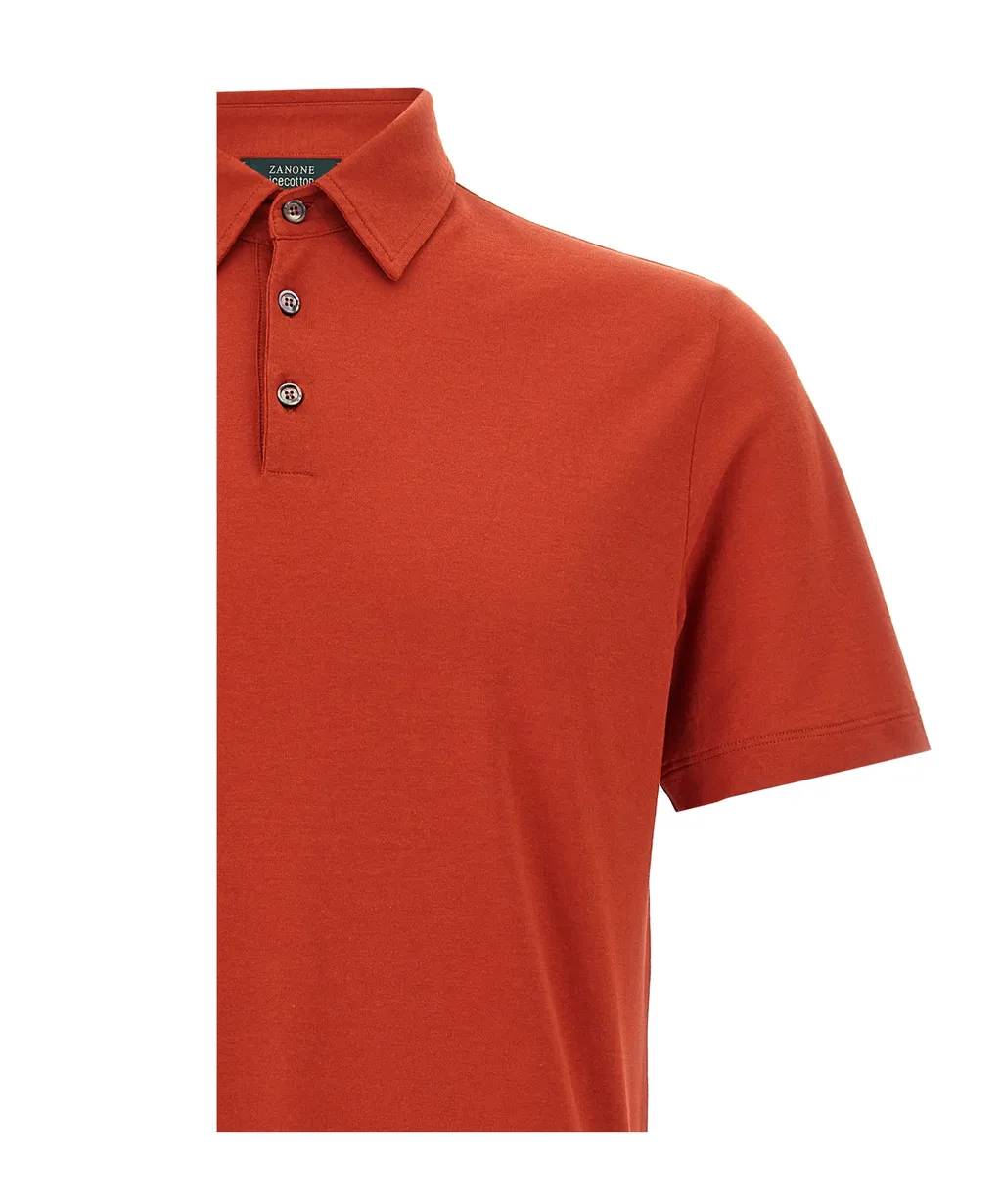 Zanone Short-Sleeved Polo Shirt