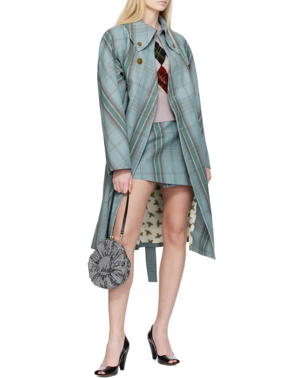 Vivienne Westwood Checked Mini Skirt